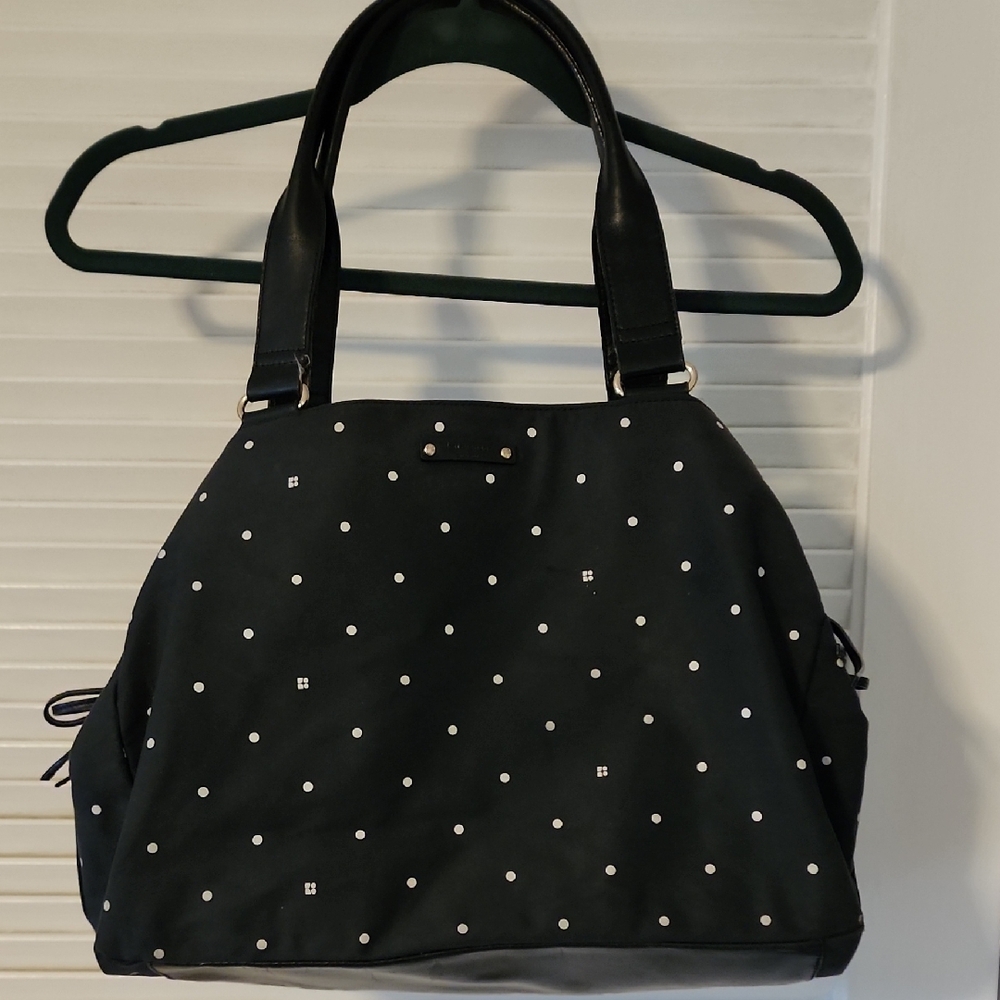 Kate Spade Black and White Polka Dot Shoulder Bag